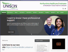 Tablet Screenshot of nhcunison.org